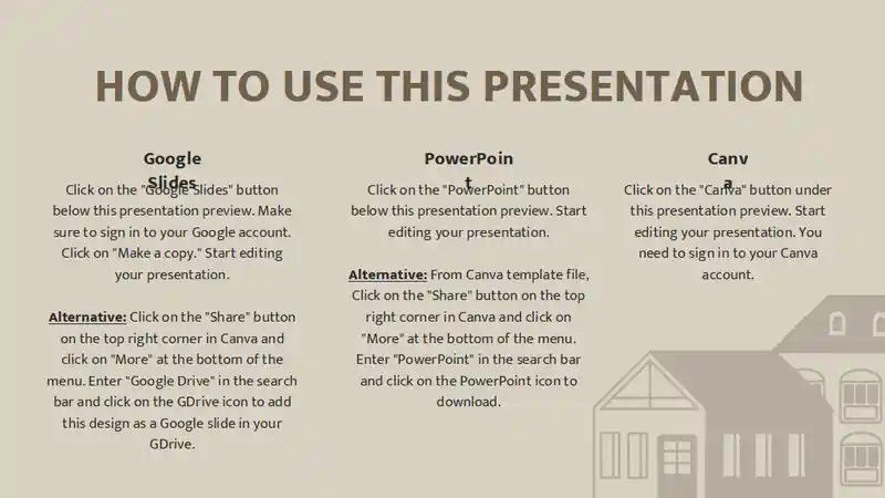 Illustrated Homeowners Association Meeting Slides