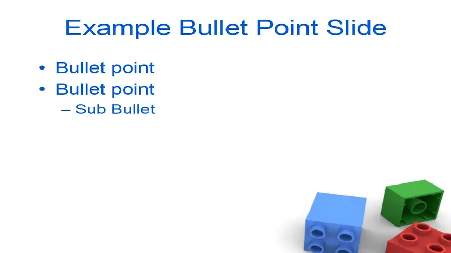 Kids’ Building Bricks PowerPoint Template