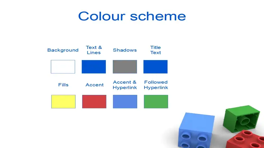 Kids’ Building Bricks PowerPoint Template