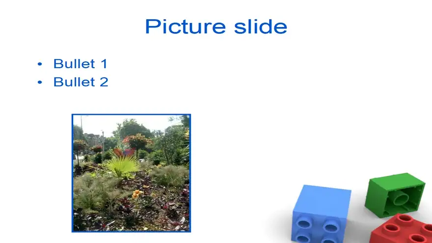 Kids’ Building Bricks PowerPoint Template