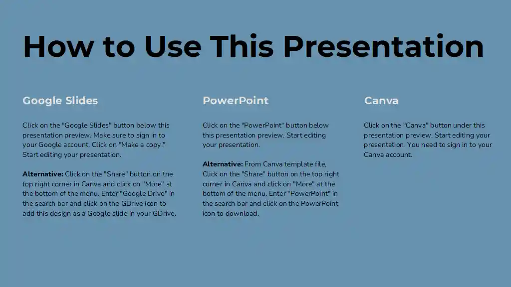 Minimalistic Real Estate Open House Website Design Slides