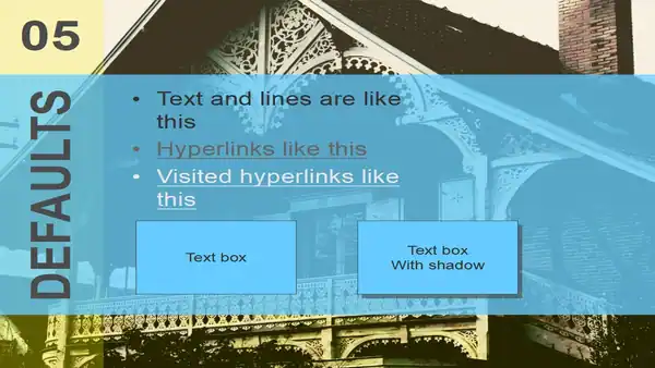 Old House Architecture PowerPoint Template