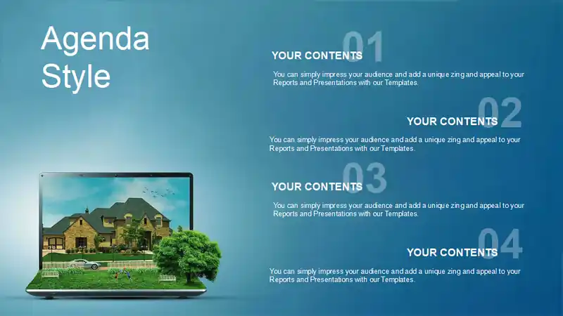 Online Real Estate PowerPoint Templates