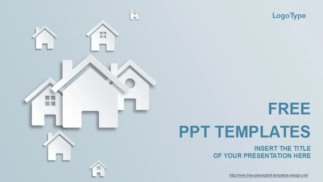 Real Estate House Ions PowerPoint Template