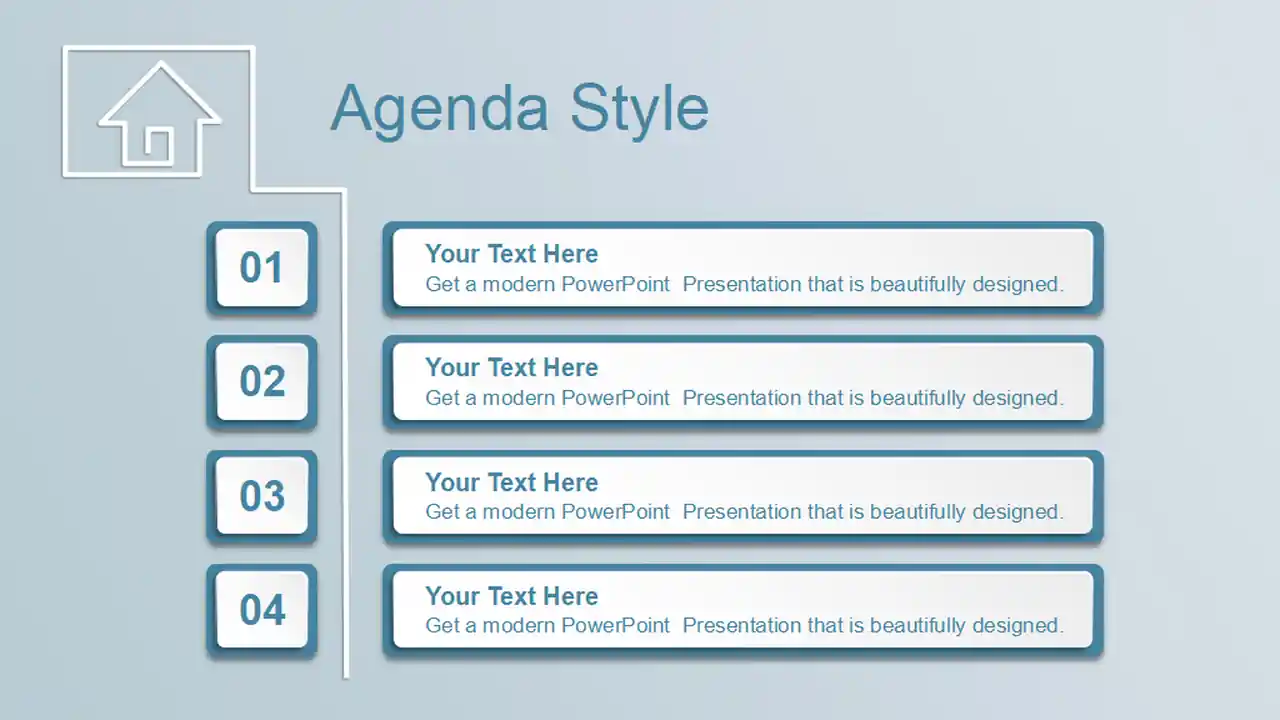 Real Estate House Ions PowerPoint Template