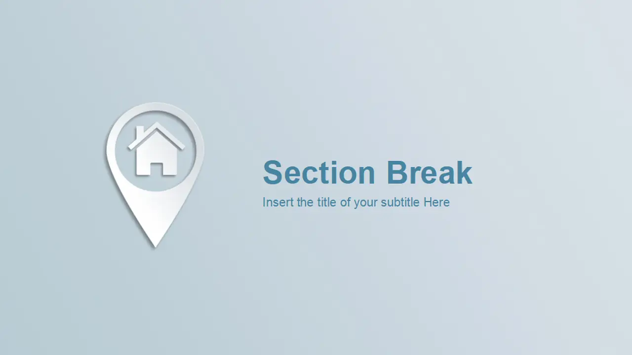 Real Estate House Ions PowerPoint Template