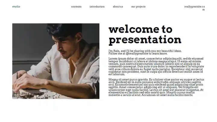 Simple Architecture Studio Brand Slides