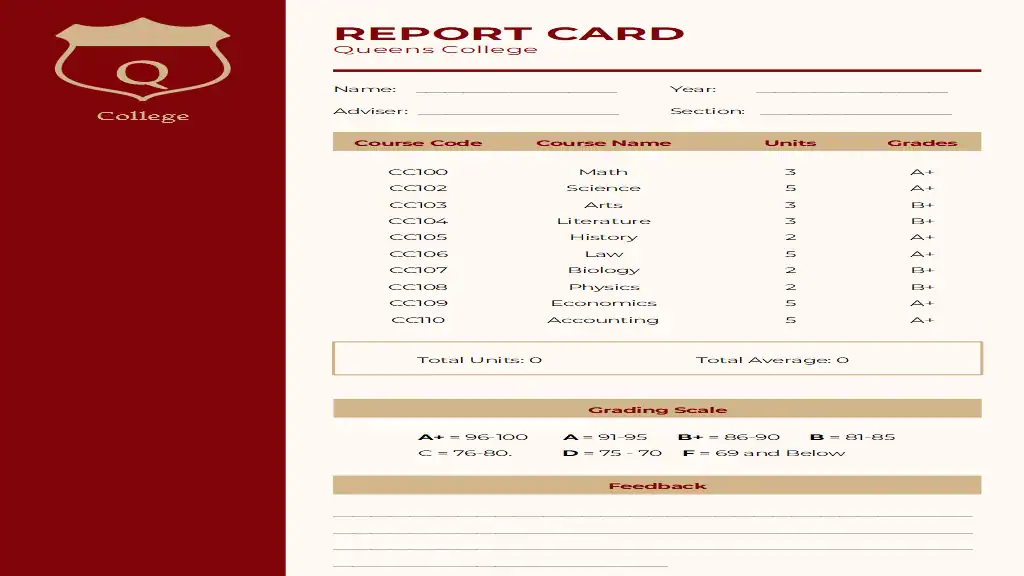 College Book Report