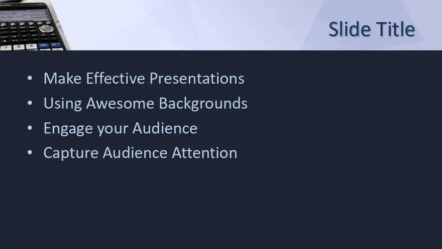 Free Calculation Report PowerPoint Template