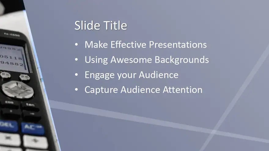 Free Calculation Report PowerPoint Template