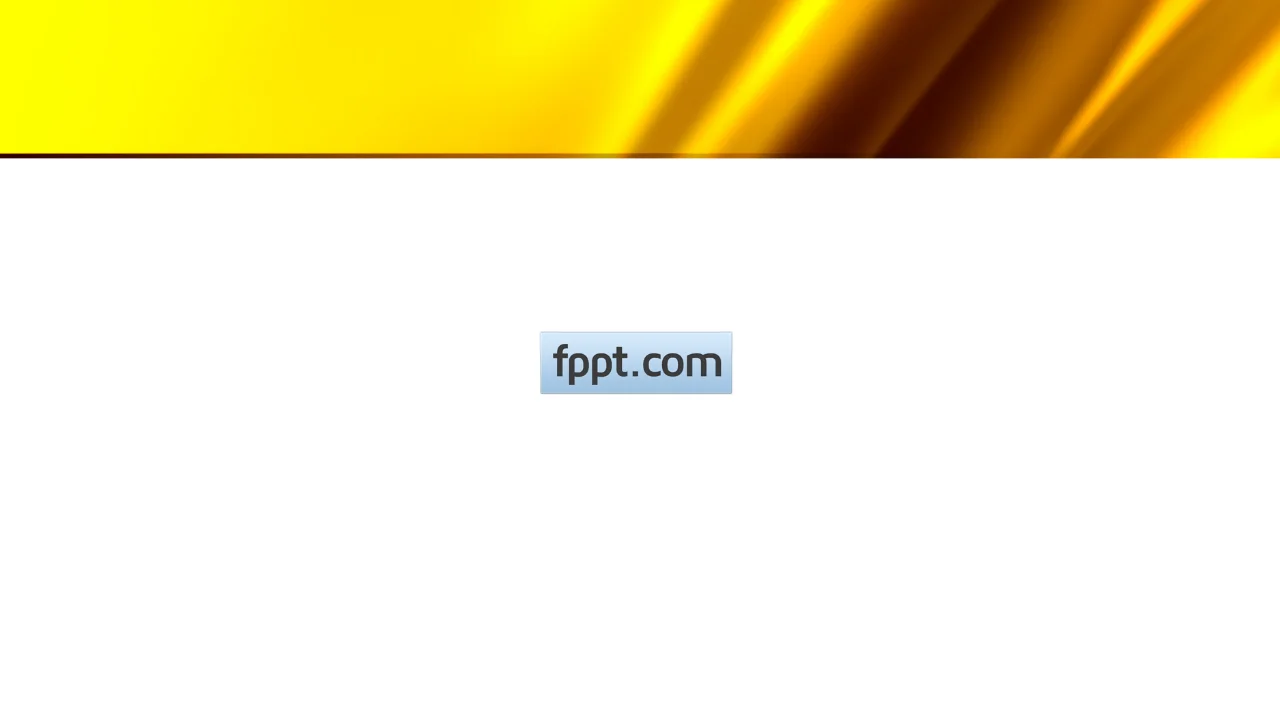 Free Golden PowerPoint Template