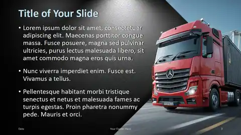 Freight Transport Template