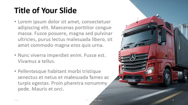 Freight Transport Template