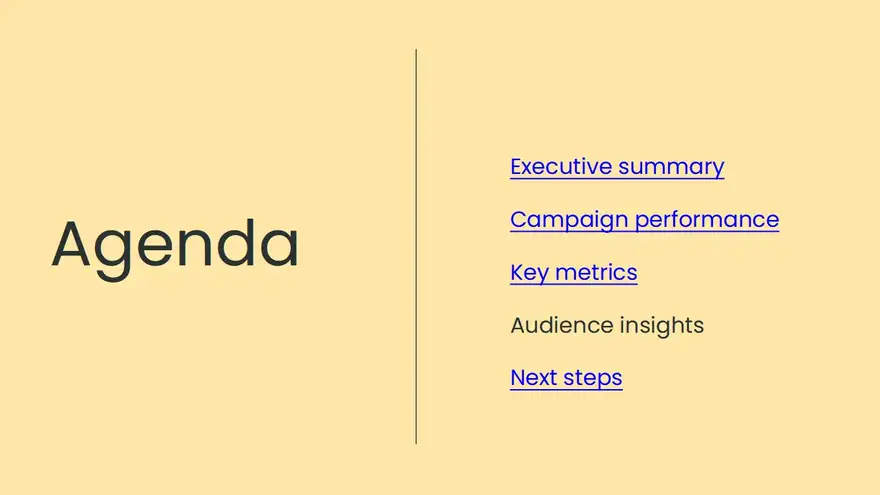 Monthly Client Report Slides