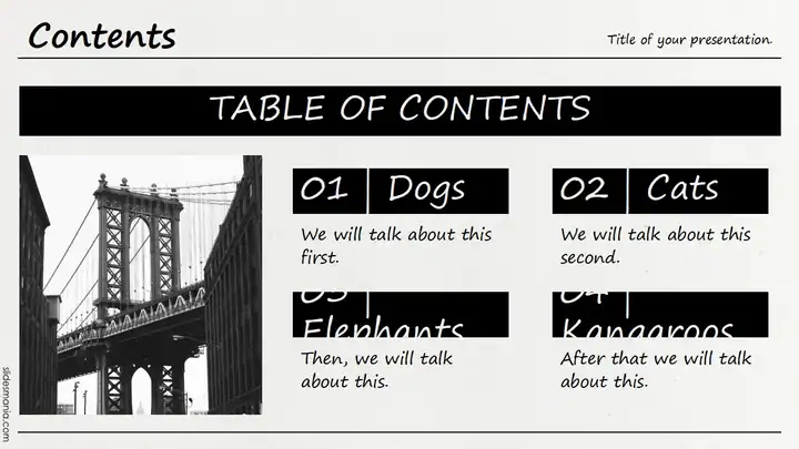 Newspaper style Canva, Google Slides and Ppt presentation template.