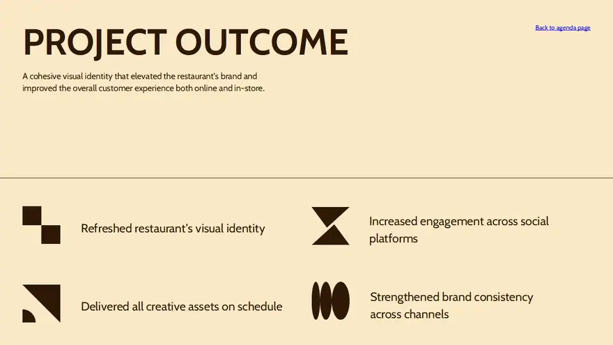 Project Debrief Report Slides
