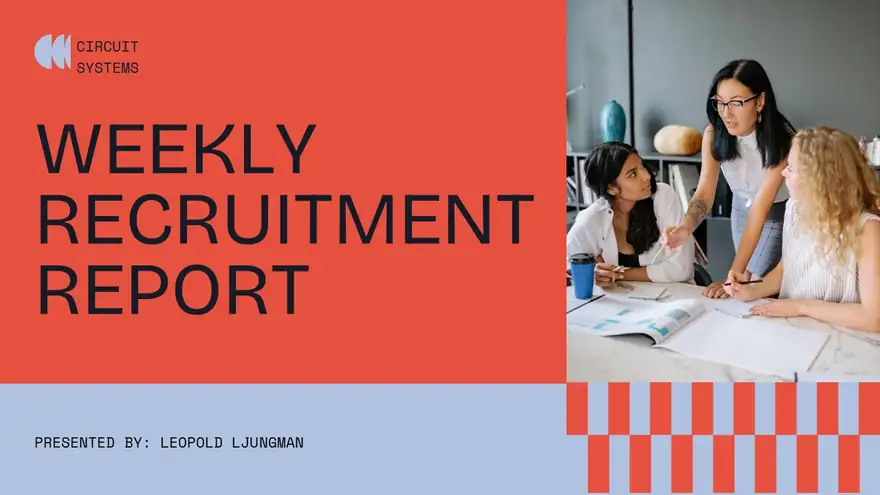 Weekly Recruitment Report Slides