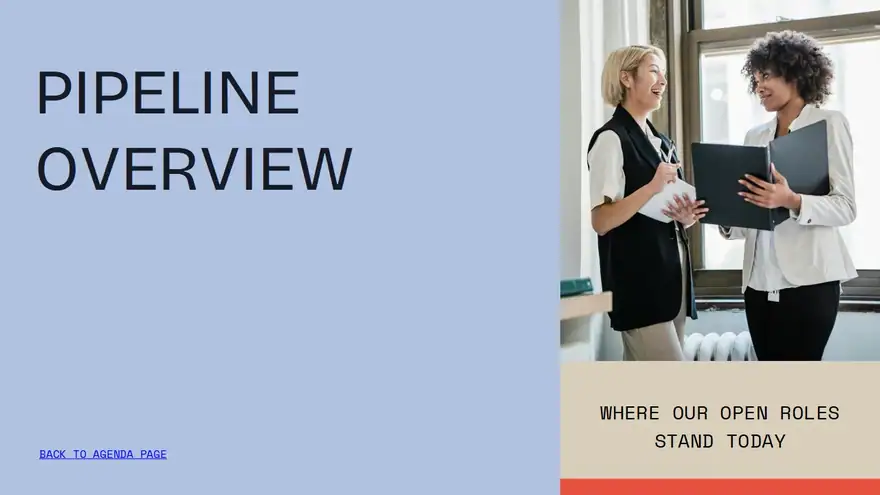 Weekly Recruitment Report Slides