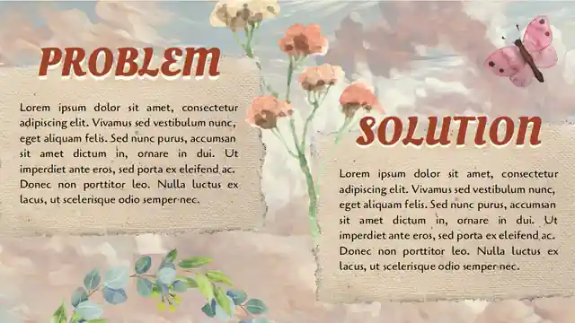 Art Nouveau Floral Writing History Thesis Slides
