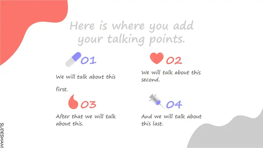 Free medical slides theme.