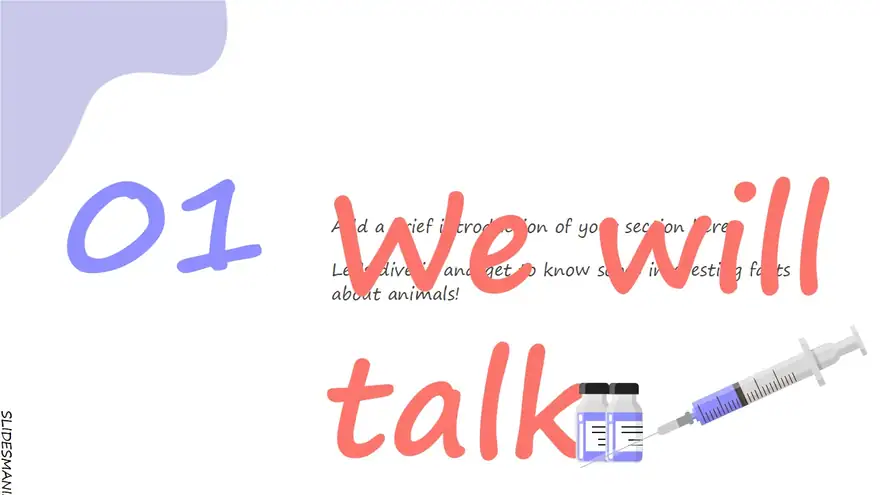 Free medical slides theme.