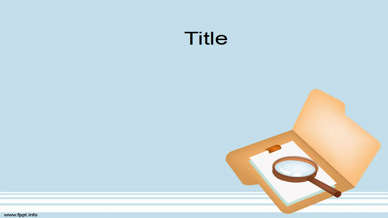 Free Research Powerpoint Template