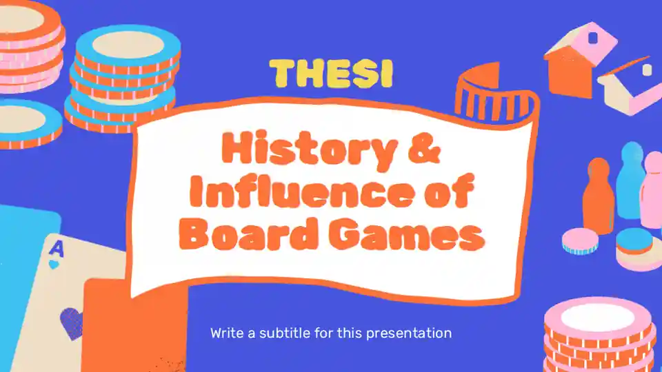 Illustrated History and Influence of Board Games - Thesis Slides