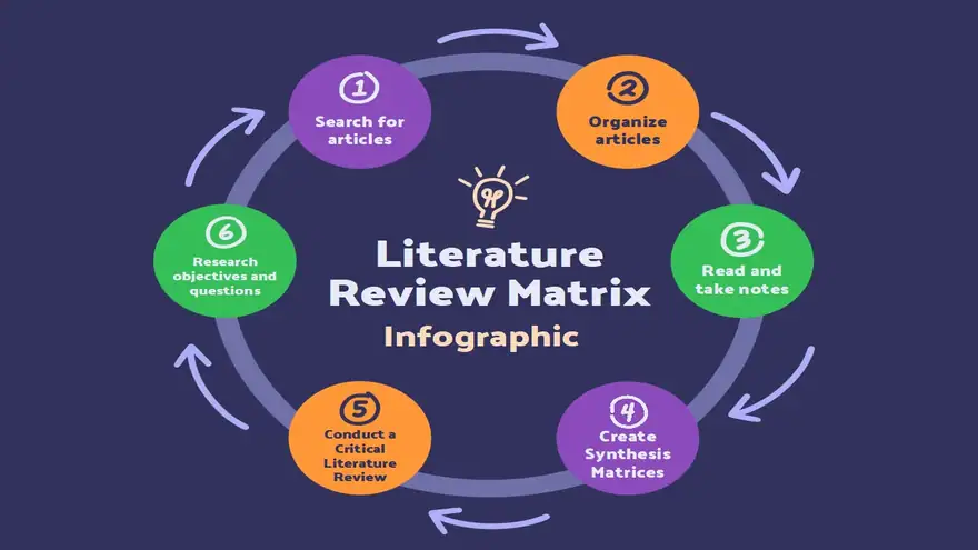 Literature Review Matrix Infographic