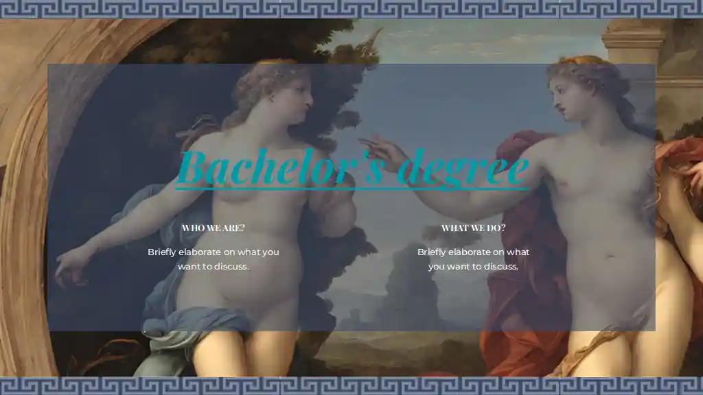 Minimal Legacy of Roman Mythology Bachelor's Thesis Slides