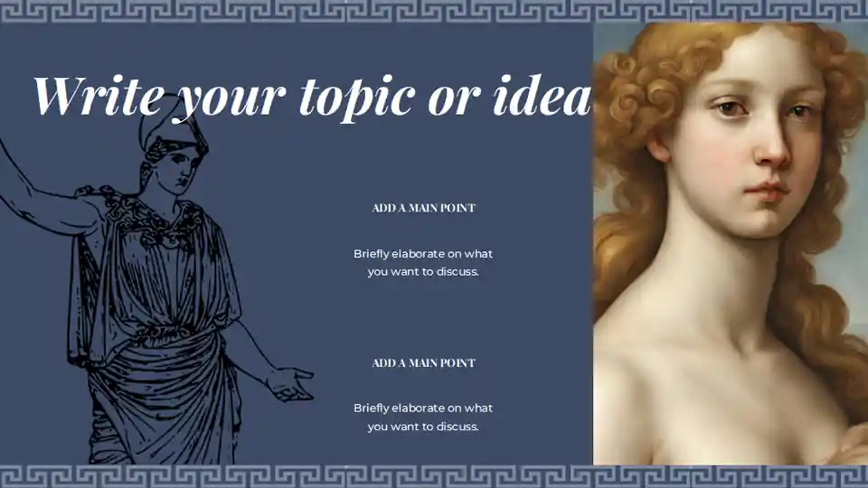 Minimal Legacy of Roman Mythology Bachelor's Thesis Slides