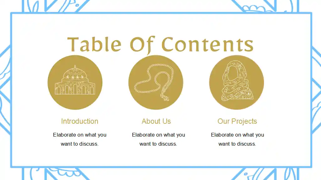 Simple Arabic Culture Thesis Slides