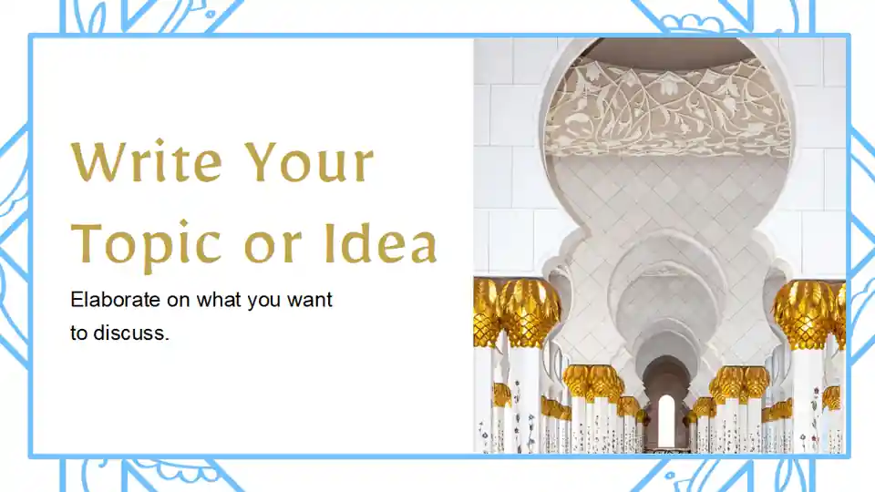 Simple Arabic Culture Thesis Slides