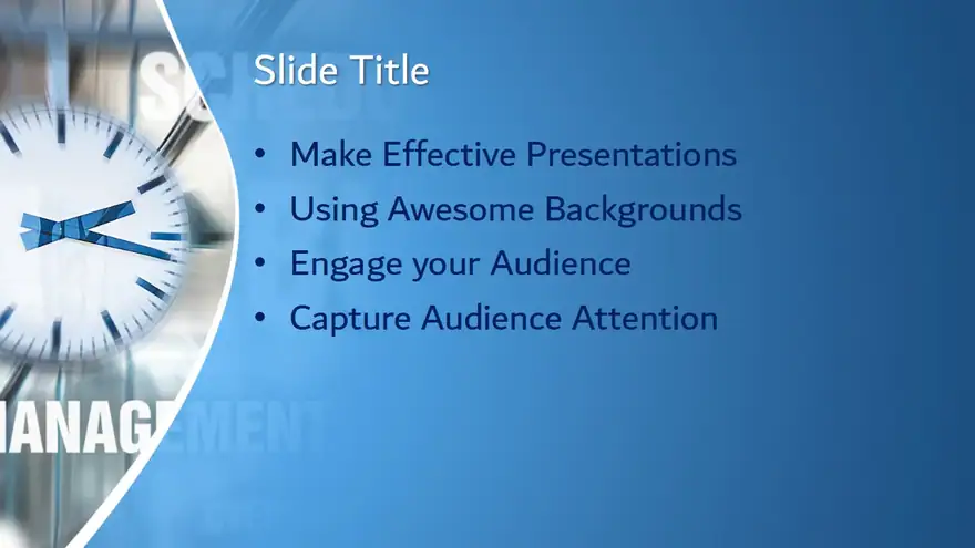 Free Time Concept PowerPoint Template