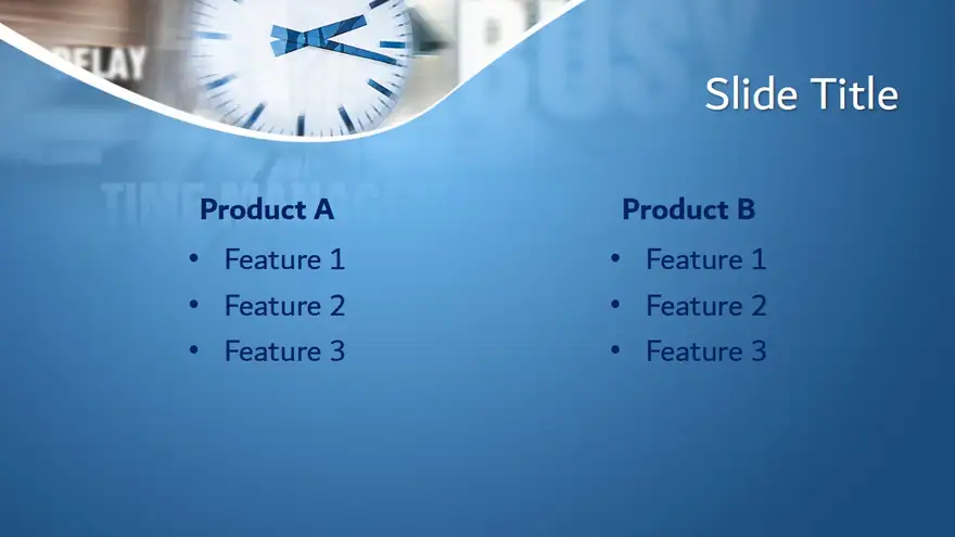 Free Time Concept PowerPoint Template