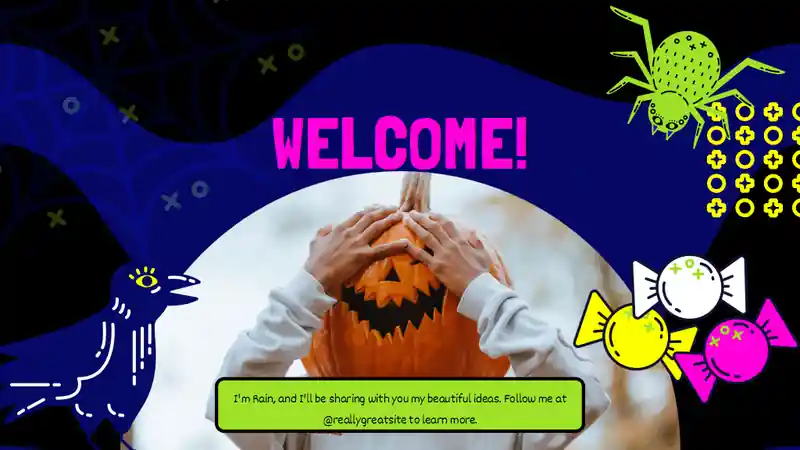 Neon Halloween Sales Marketing Campaign Slides