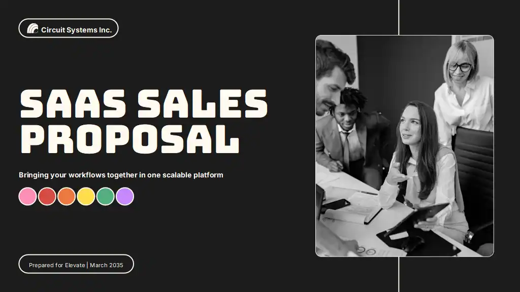 SaaS Sales Proposal Slides
