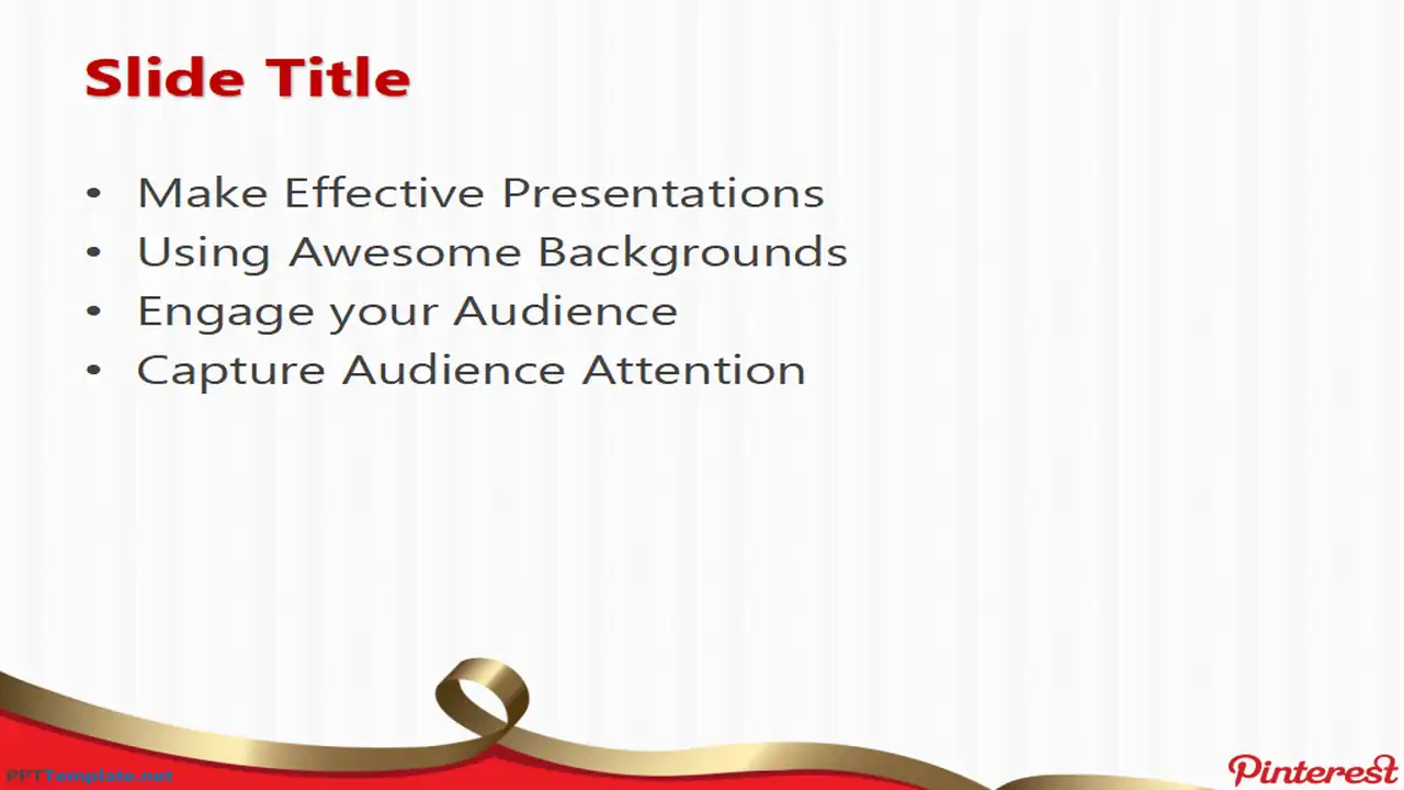Free Pinterest PPT Template