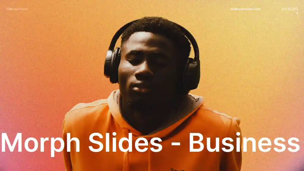 Business Plan with Morph Transition Slides
