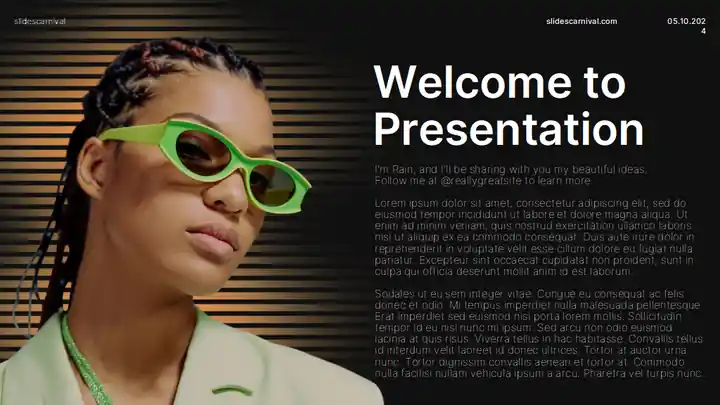 Business Plan with Morph Transition Slides