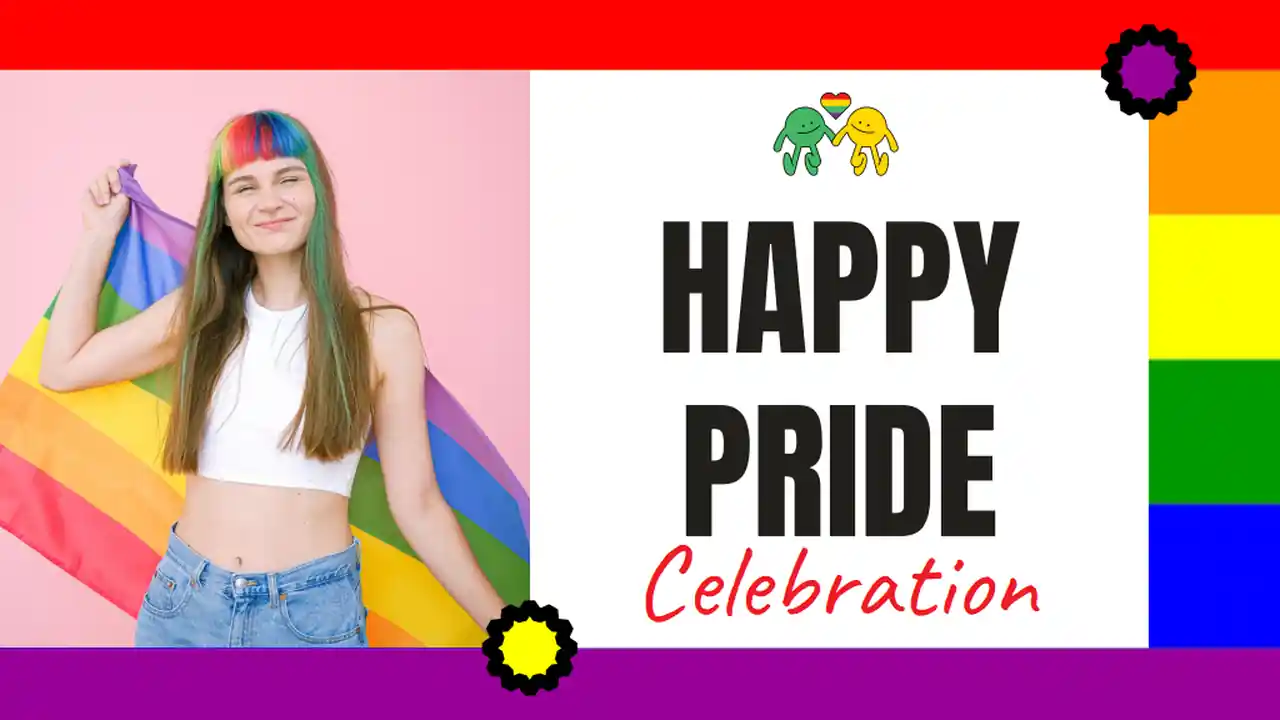 Colorful Happy Pride Celebration Slides