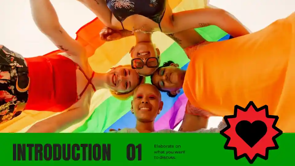 Colorful Happy Pride Celebration Slides