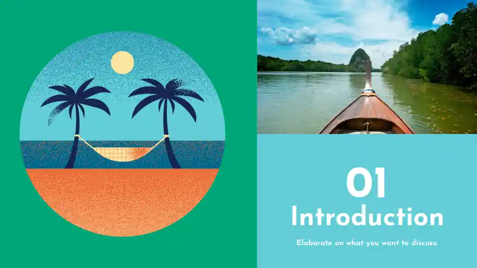 Festive Travel Agency Business Plan Slides