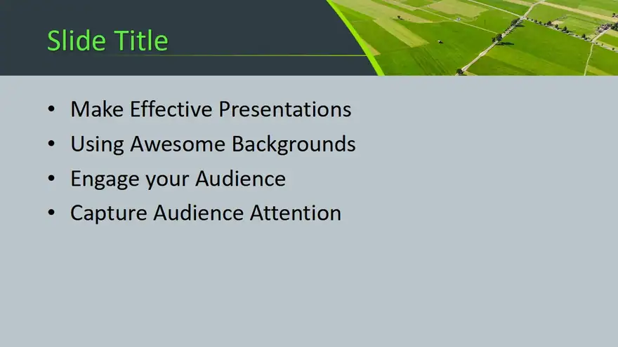 Free Agriculture Business Plan PowerPoint Template