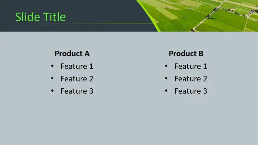 Free Agriculture Business Plan PowerPoint Template