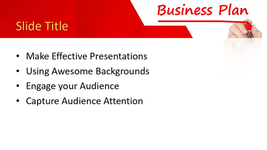 Free Business Plan PowerPoint Template