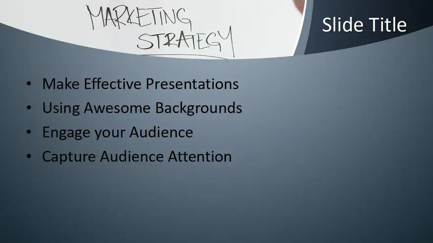 Free Marketing Strategy PowerPoint Template