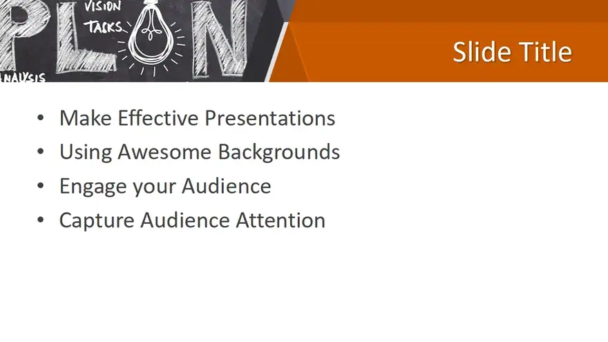 Free Planning PowerPoint Template