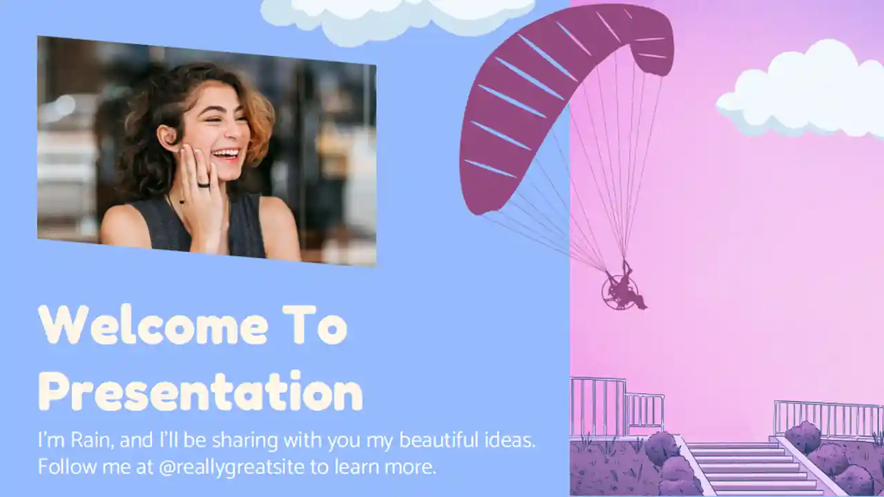 Illustrated Skydiving Business Plan Slides
