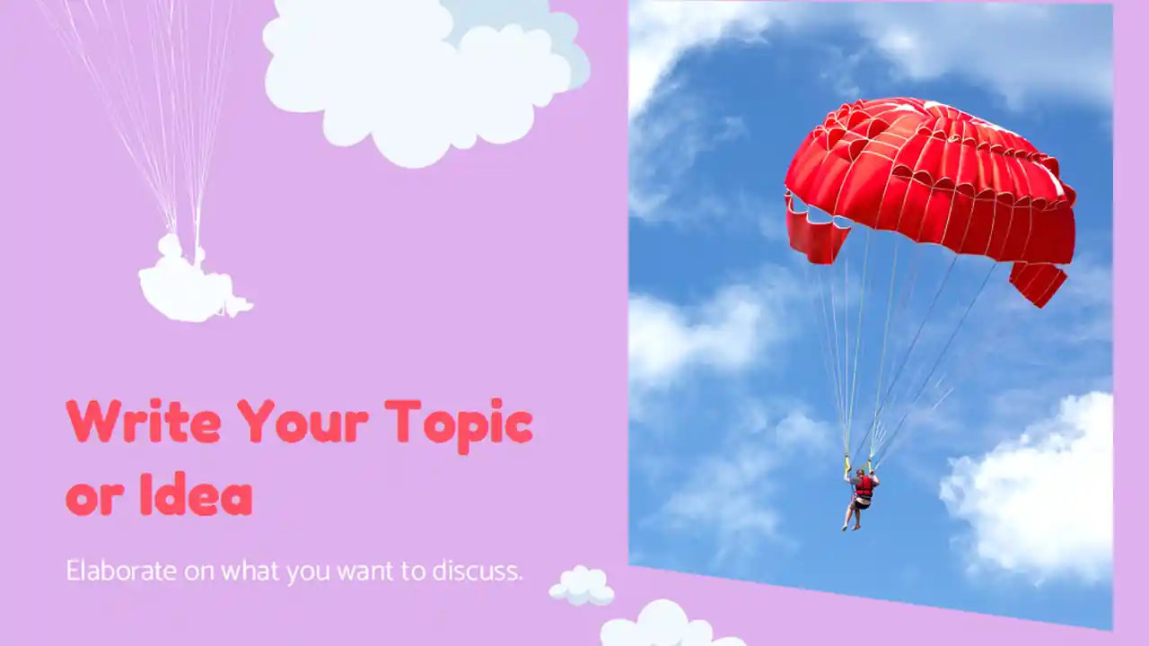 Illustrated Skydiving Business Plan Slides