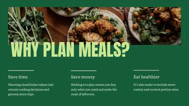 Meal Planning Slides